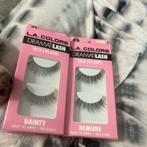 L.A. Colors Dramatilash Dainty and Demure Eyelash Duo Never opened.